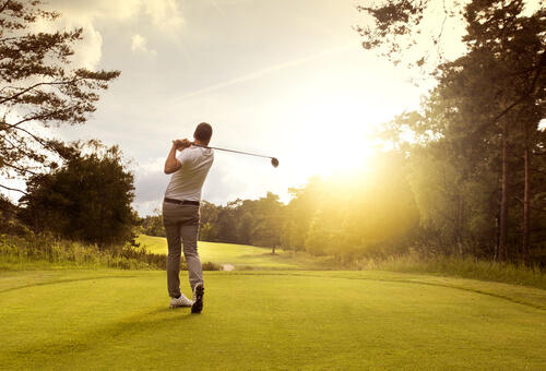 Relax at tennis and golf clubs.